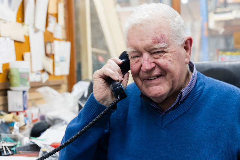 Jeff Dellow on phone